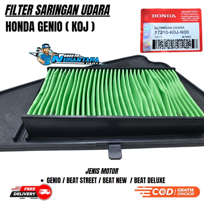FILTER UDARA GENIO KOJ / BEAT STREET 2020 / BEAT NEW 2020 / BEAT DELUXE 2020
