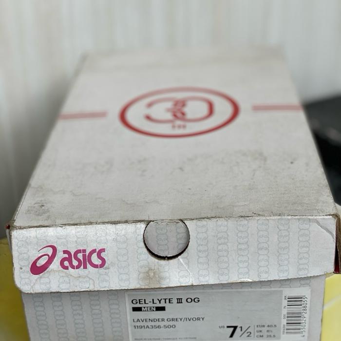Asics Gel Lyte III x End Clothing x atmos Preloved Size 7,5 US ORI Sepatu Olahraga Pria Original