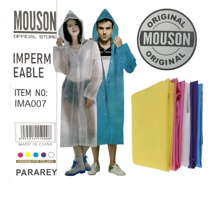 JAS HUJAN DEWASA WARNA MOUSON / JAS HUJAN