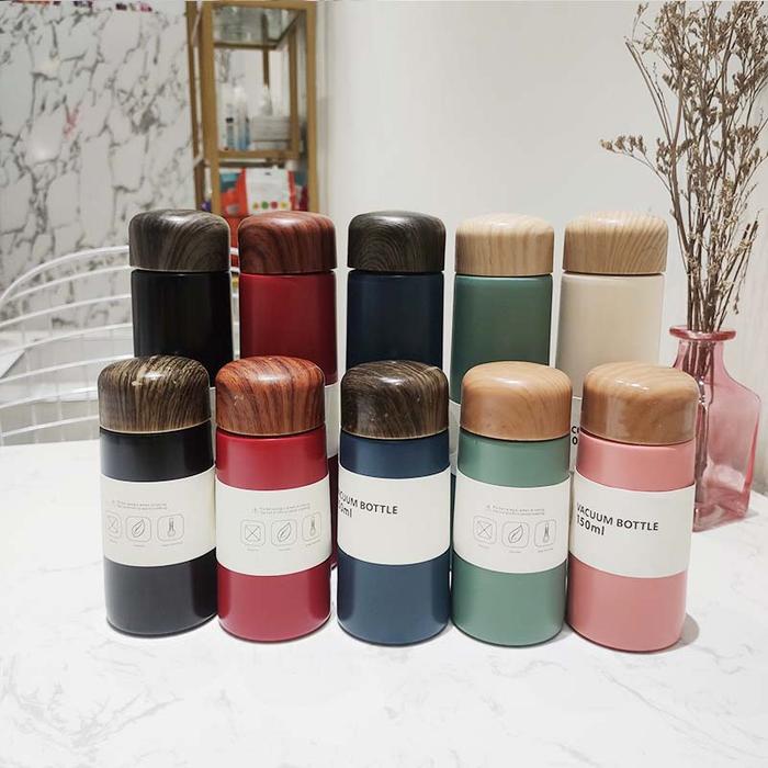 Mini 250ml 18/8 Stainless Steel Thermos Water Bottle 150ml Portable