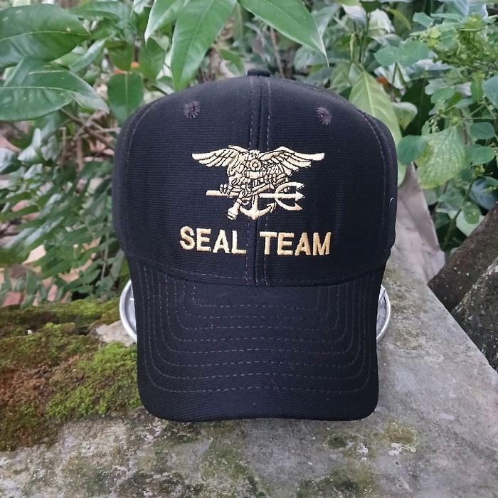 US Navy Seal Team Vintage Snapback Hat