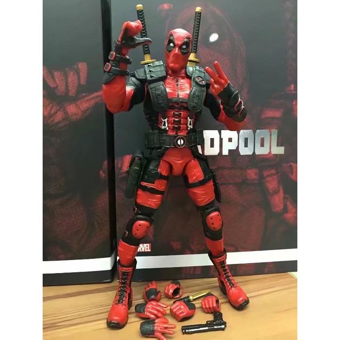 Deadpool Action Figure 30Cm 1/6 Mainan Gila Revoltech Yamaguchi