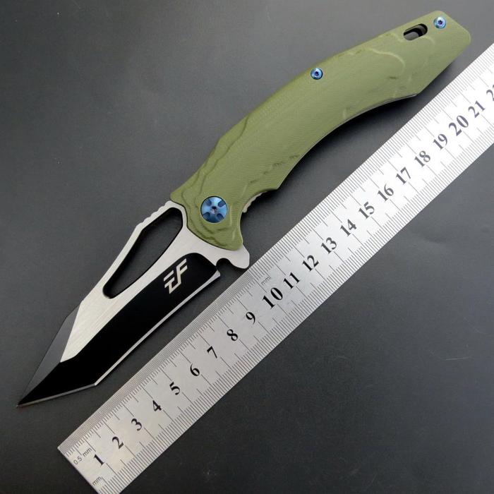Eafengrow EF915 Folding knife D2 Blade G10 Handle Survival Camping