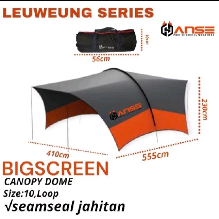 flysheet dome costum super premium 6x6m