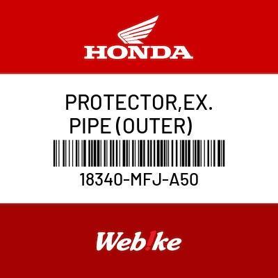 Protector, Ex. Pipe (Outer) 18340-Mfj-A50 Cbr600Rr Suku Cadang Honda