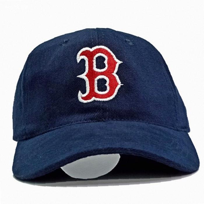 Topi Inisial B Boston Red Sox MLB Logo Initial Bordir Polo Baseball Cap | Kekinian