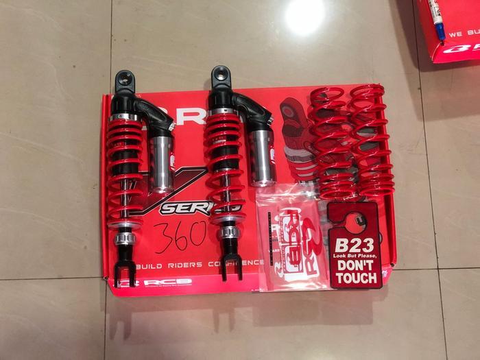 Shock RCB VD series 360mm PCX 160 premium Red Merah double Klik