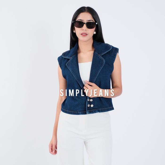 SIMPLYJEANS - AVRIL Denim Outer Vest Atasan Jeans Wanita