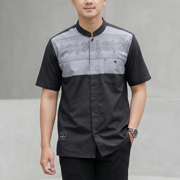 HARGA GROSIR Erkape Kemeja Koko JUMBO Pria Dewasa Lengan Pendek **
