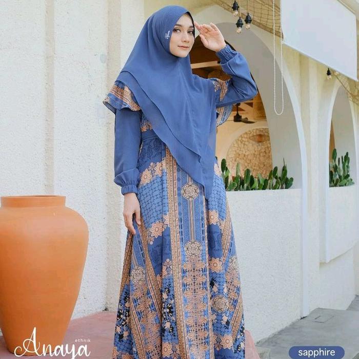 ANAYA SET KHIMAR ORI BY KYANA Gamis Wanita Muslim Syari