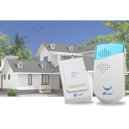 Bel pintu rumah wireless door bell chime tanpa kabel