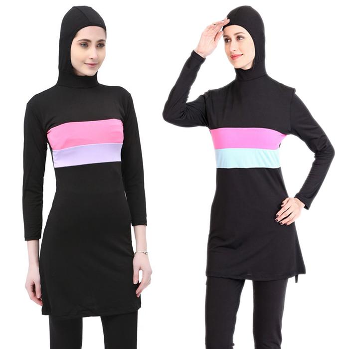 Femme Musulmane PlusSize Swimwear Borkini Muslim Swimming