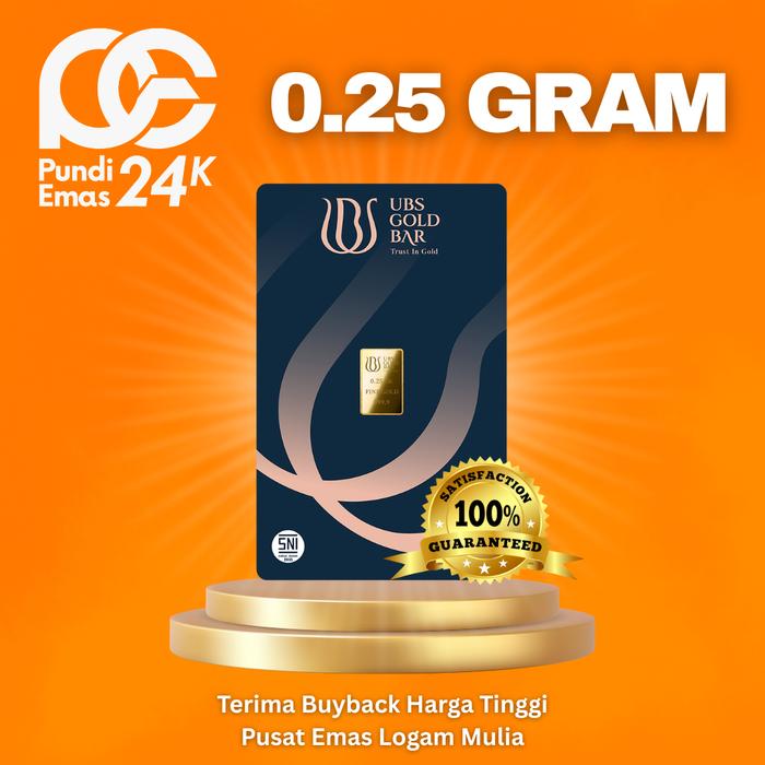 UBS Logam Mulia 0.25 gr Classic