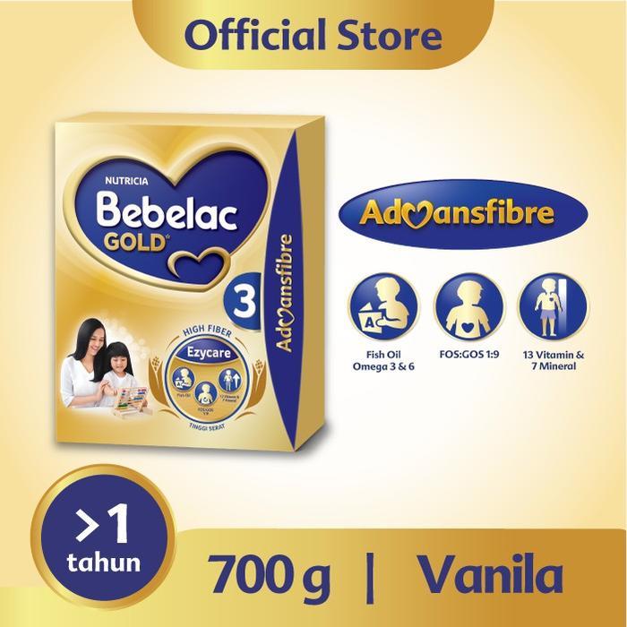 Bebelac Gold 3 Susu Bubuk Vanilla 700G