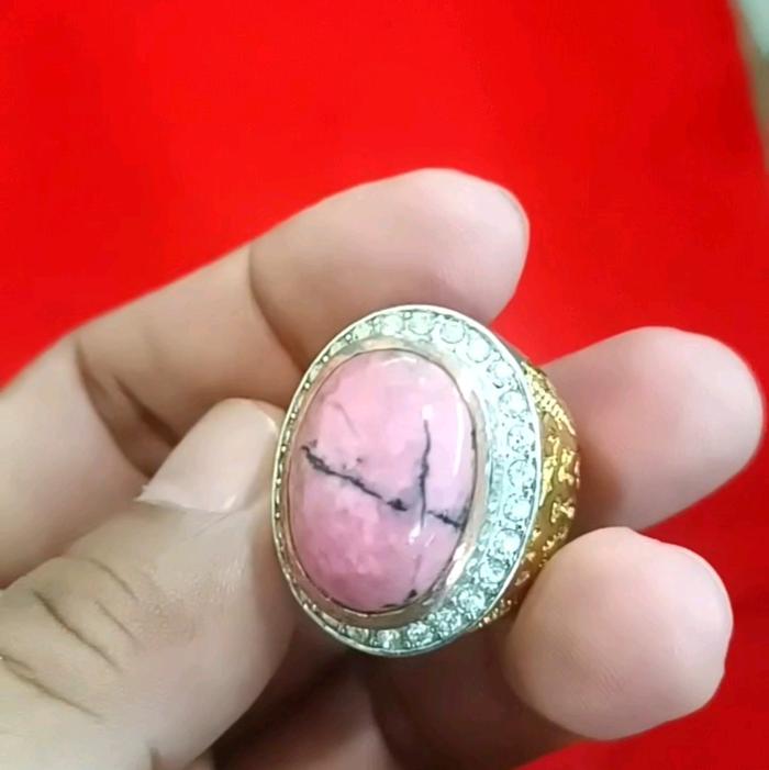 cincin akik red Borneo ring germanium