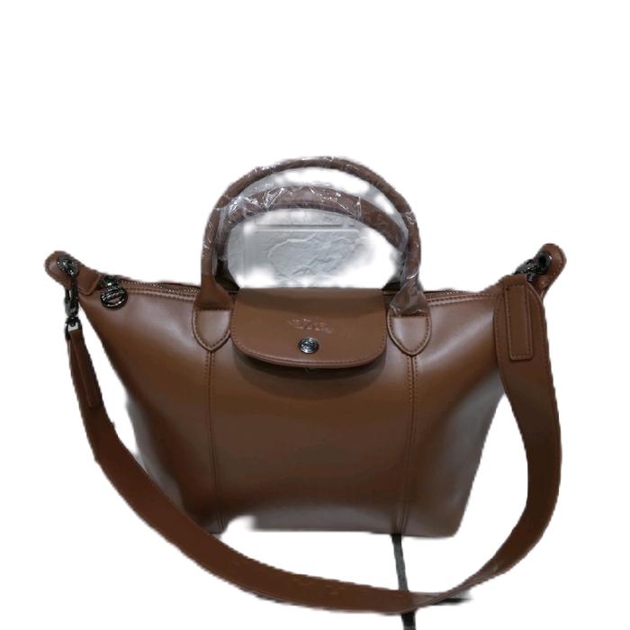 Tas Longchamp cuir medium, size 25x15×22