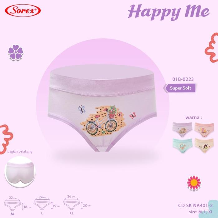 cd celana dalam segitiga anak perempuan sorex kids girl seri NA 471 452 401 403 452 470 453 404