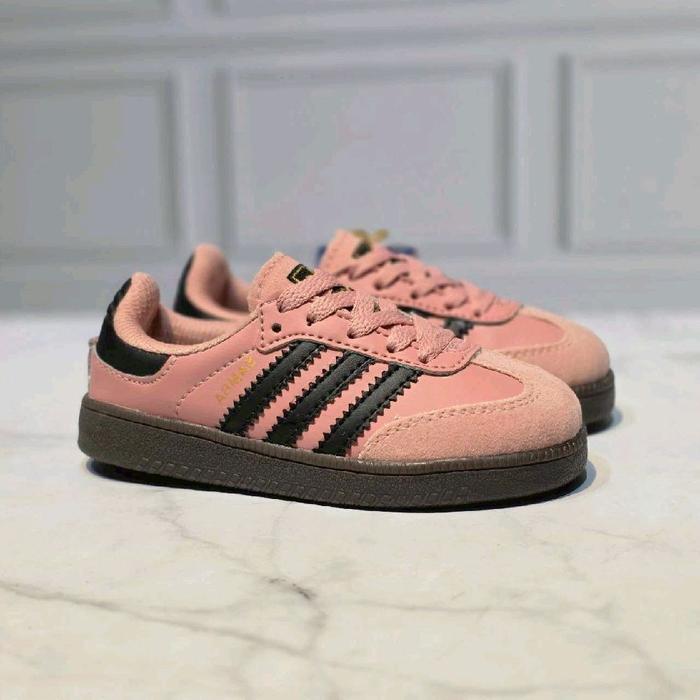 Sepatu Adidas Hanbal Spezial kids Merah muda Original