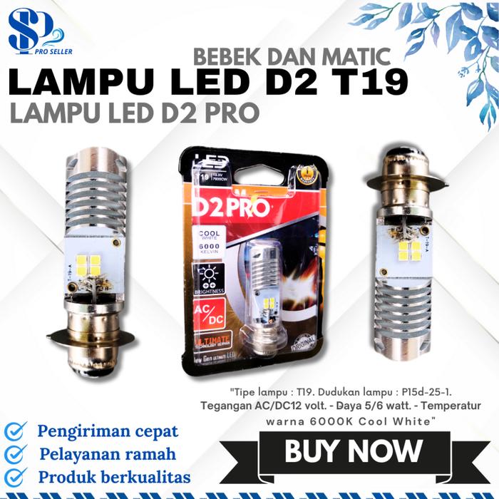 LAMPU  BOHLAM LAMPU DEPAN LED BEAT VARIO MIO SUPRA JUPITER BEAT SCOOPY PHILIPS M5 HS1 LED AES LED