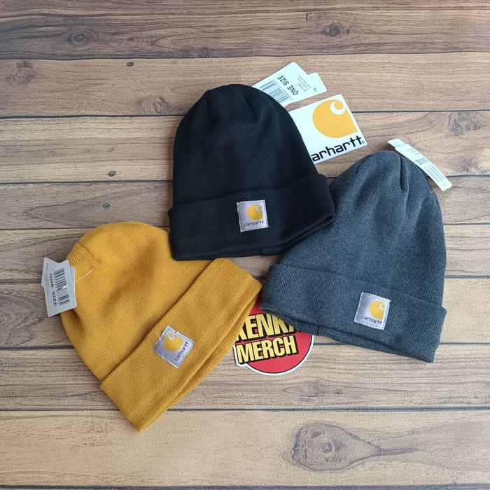 Beanie Carhartt Black / Yellow /grey