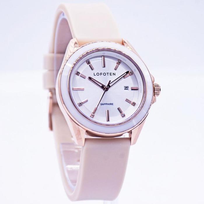 JAM TANGAN CEWEK LOFOTEN 2325 LR Pink ORIGINAL