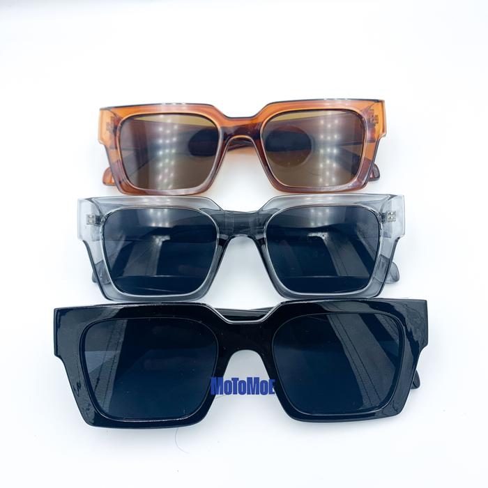Motomoe Loris - Frame Kacamata Sunglasses Lens Color Tebal Ringan Klasik Kekinian Kokoh