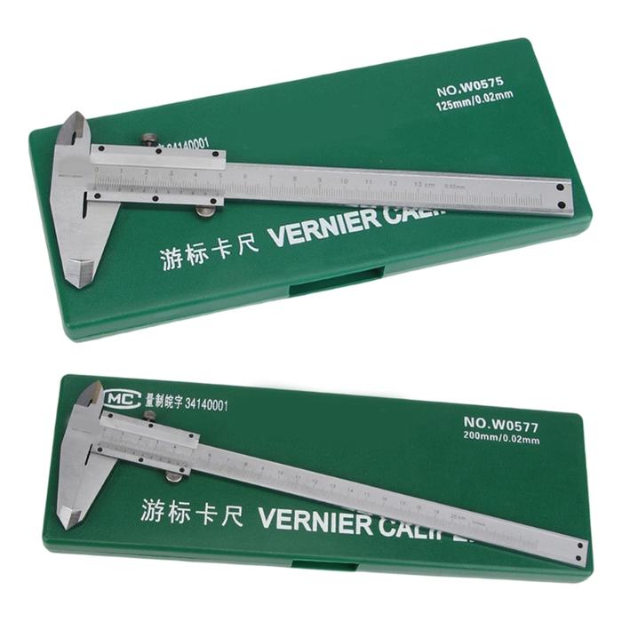 Precision Vernier Caliper 0-150/0-200mm Micrometer Gauge Metal