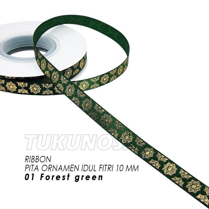 [ROLL] PITA ORNAMEN IDUL FITRI 10 MM EDISI 2026 pita eid mubarak hampers lebaran ramadhan ribbon pit