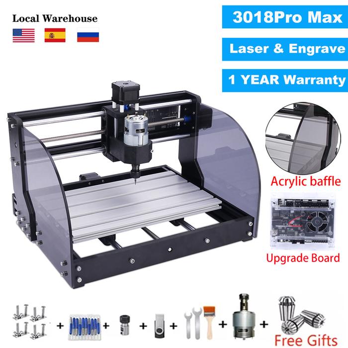 CNC 3018 Pro Max Laser Engraver GRBL Control 3 Axis DIY Engraving
