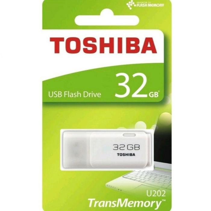 Flashdisk Toshiba 2GB 4GB 8GB 16GB 32GB Eom Fd Toshiba usb Drive Packing Press Warna Putih Promo
