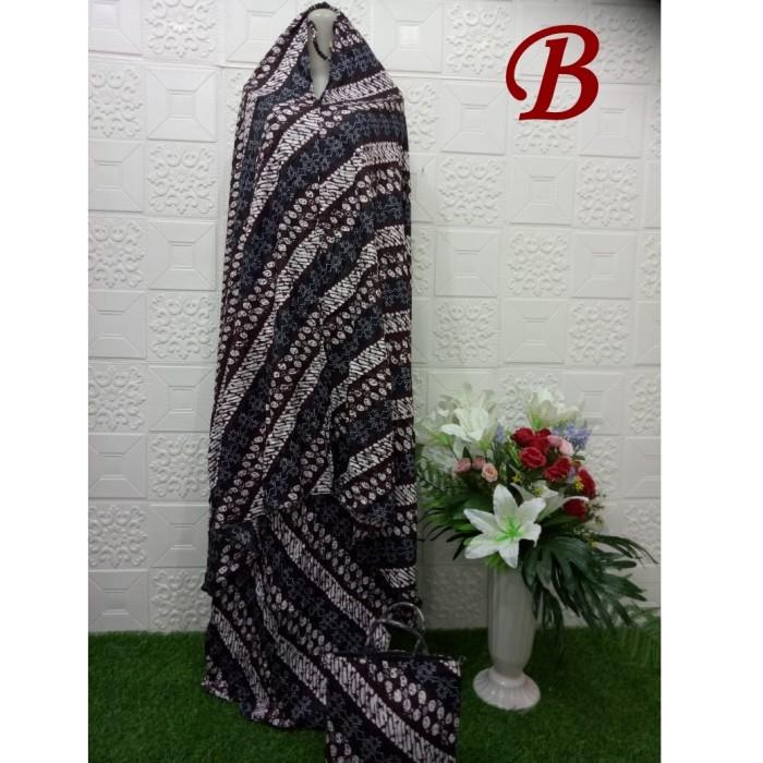 Belilah Mukena Batik Dewasa Jumbo Katun Adem Bestseller, Mukena Bali Dfr10