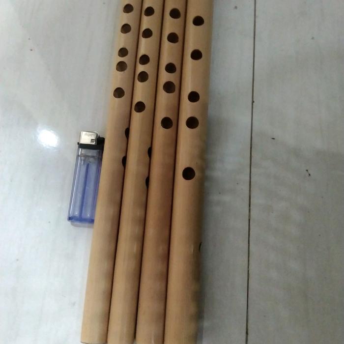 suling bambu polos 4 nada
