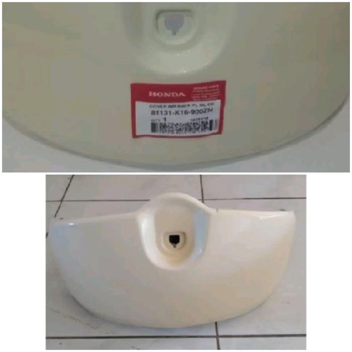 cover rak rack laci dashboard dash board scoopy fi esp 2013 sd 2016 krem cream ori ahm honda