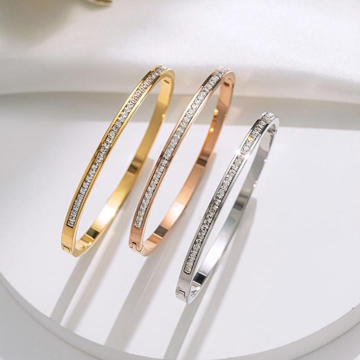 Gelang Titanium Wanita Anti Karat / Gelang Titanium Wanita Anti Karat
