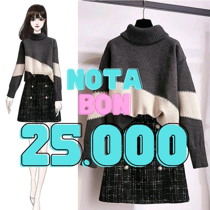 BAJU ATASAN NOTA BON 25000