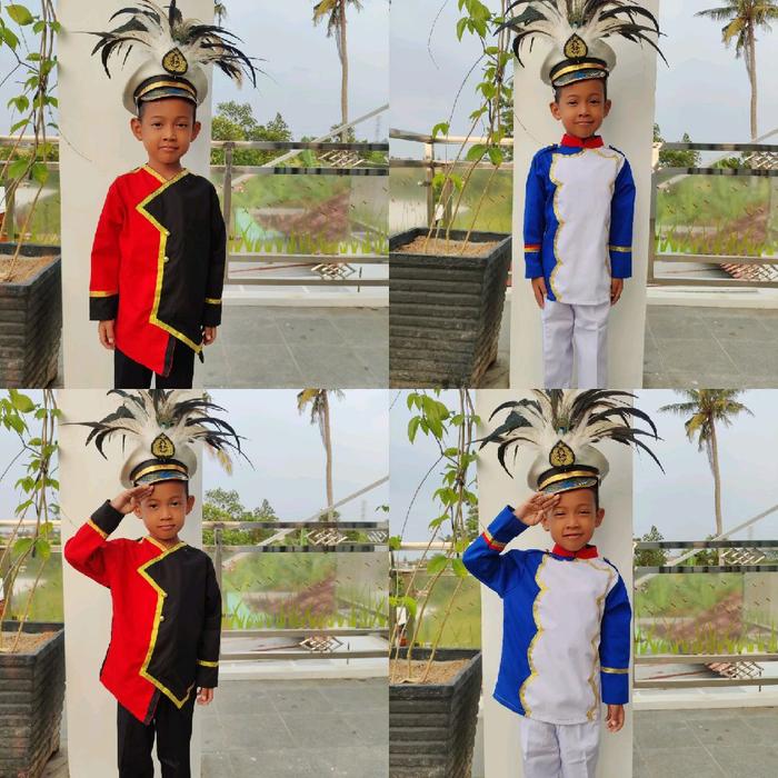 Baju mayoret anak laki laki / kostum mayoret pasukan drumband