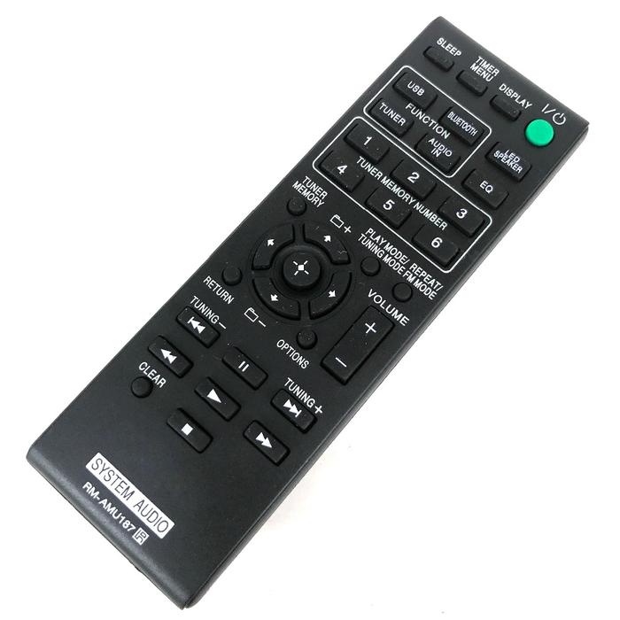 NEW Replacement RM-AMU187 For SONY PERSONAL AUDIO SYSTEM Remote