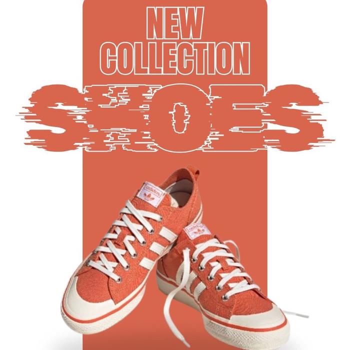 Adidas Lifestyle Nizza RF 74 Shoes Men Orange HQ8565 Sneakers