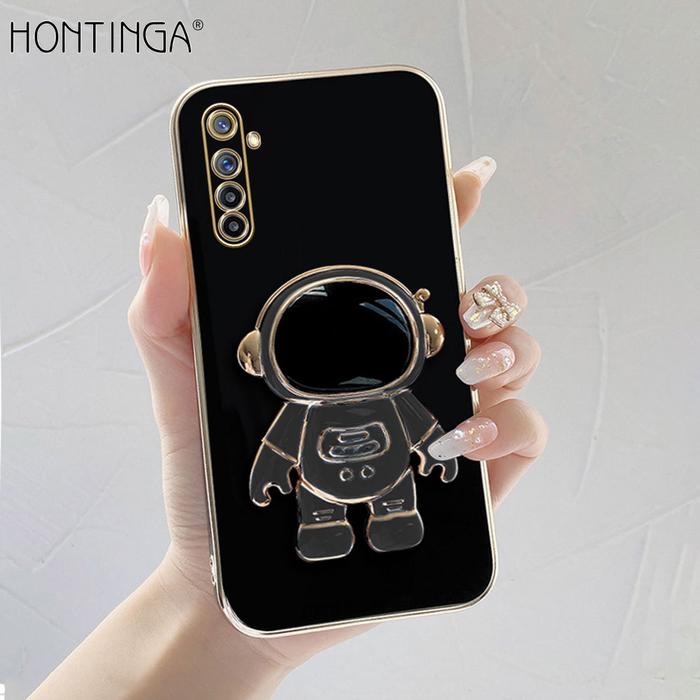Hontinga Casing Ponsel dengan Dudukan Lipat, Casing Ponsel Persegi