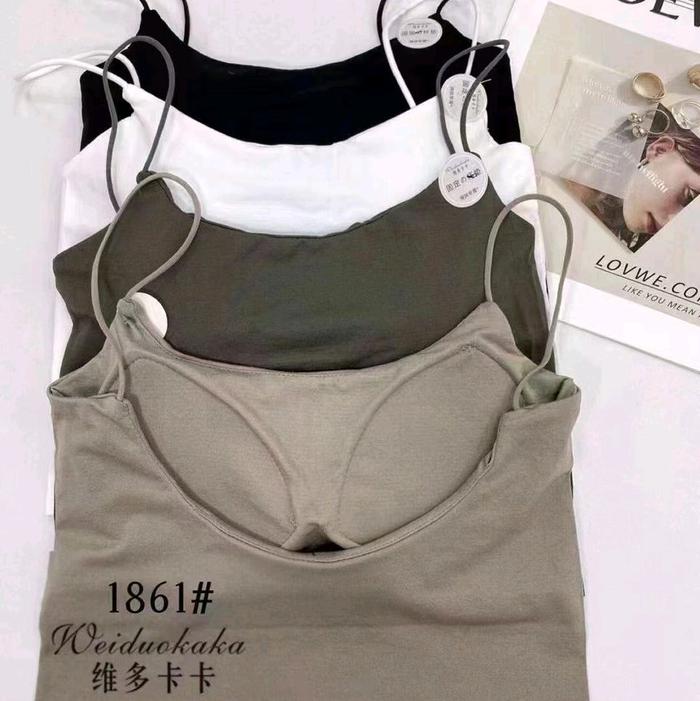 Tanktop crop with cup bra - AA1861