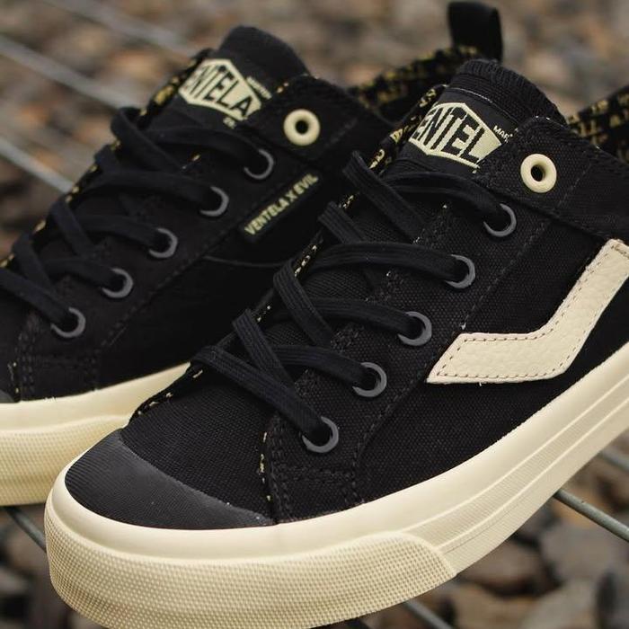 Sepatu Sneakers Ventela X Evil X Papagading All Is Well High & Low Pria Premium / Sepatu Ventella Pr