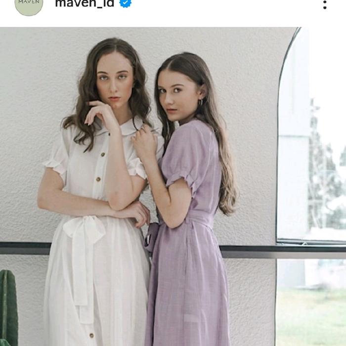 maven theodore dress in white new with tag