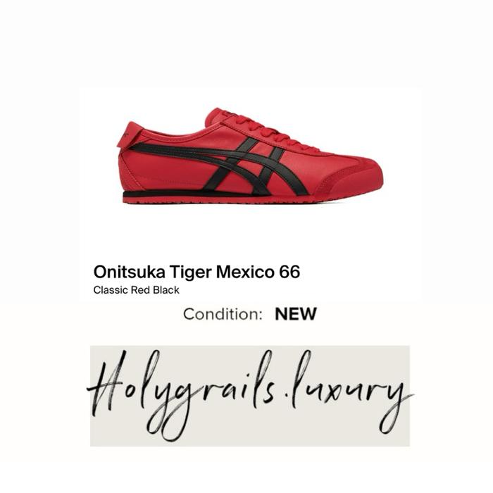 Onitsuka Tiger Mexico 66 Classic Red Black 100% Original