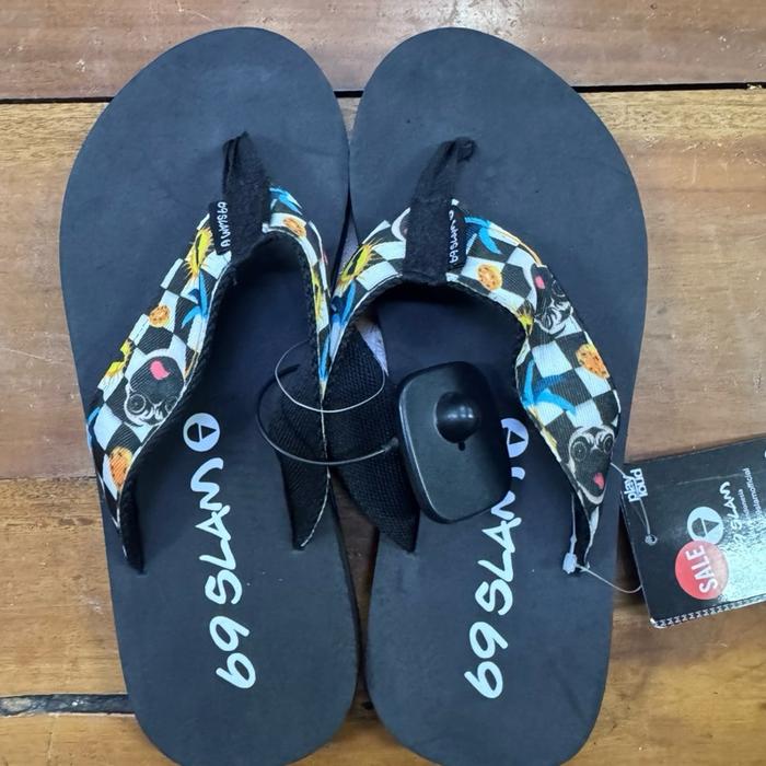 69SLAM MEN PUGTASTIC Black SANDAL