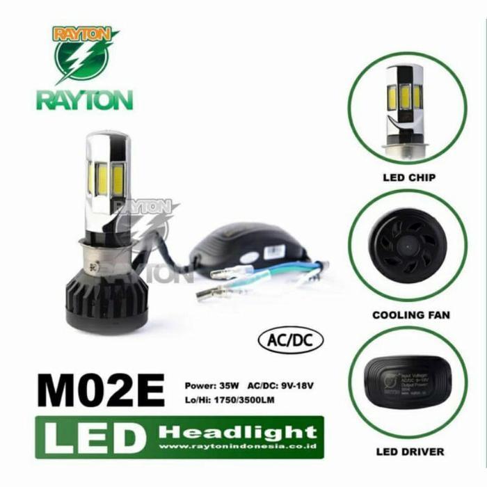 Lampu LED Motor RTD 6 Sisi Dan 3 Sisi Original RTD RAYTON