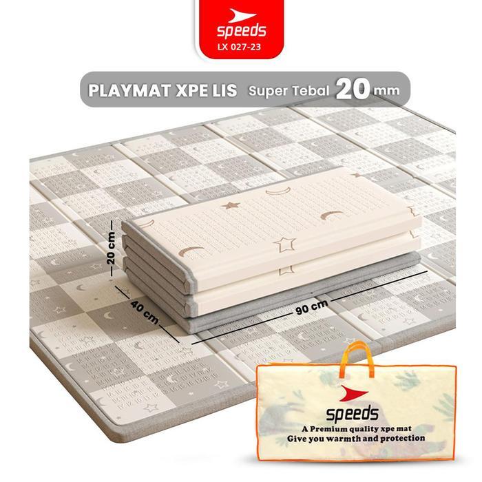 Lariss Maniss Speeds Playmate Bayi Playmate 180 X 200 Tebal 20Mm Karpet Playmate Lipat Anak 027-23