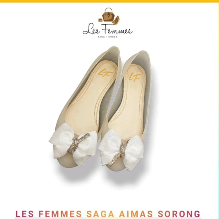 sepatu jelly wanita cantik by les femmes