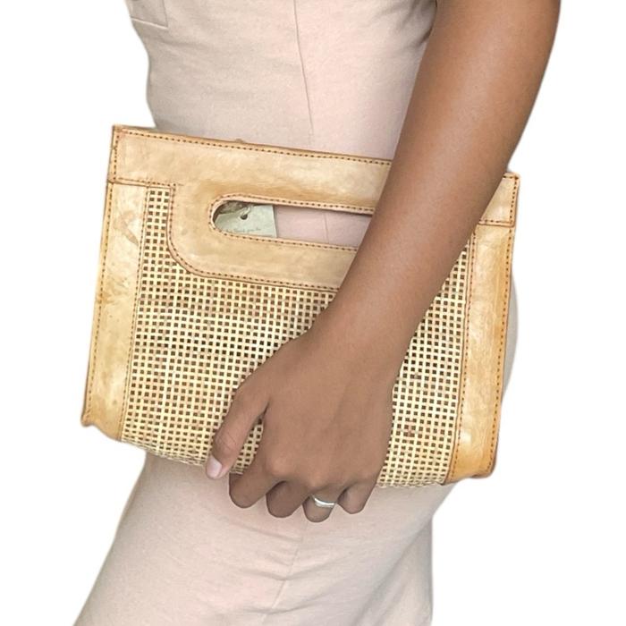 Rotan webbing Clutch |clutch amplop rotan