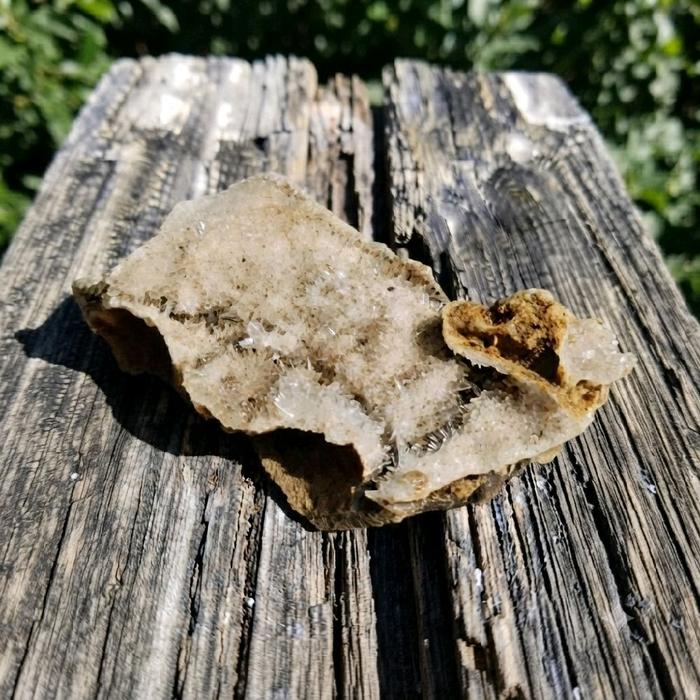 Calcite Geode Druzy Sparkling Natural Rock Gemstones Crystal Specimen