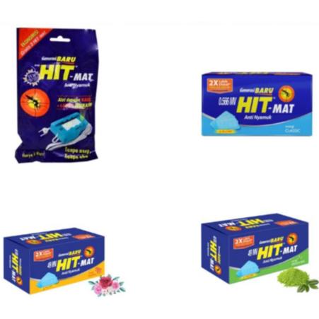 Hit Mat Elektrik Obat Nyamuk Alat & Refill / Anti Nyamuk Listrik Biru